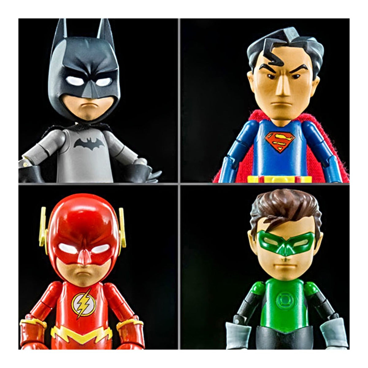 Pack Hybrid Metal Justice League Mini Superman Flash Batman