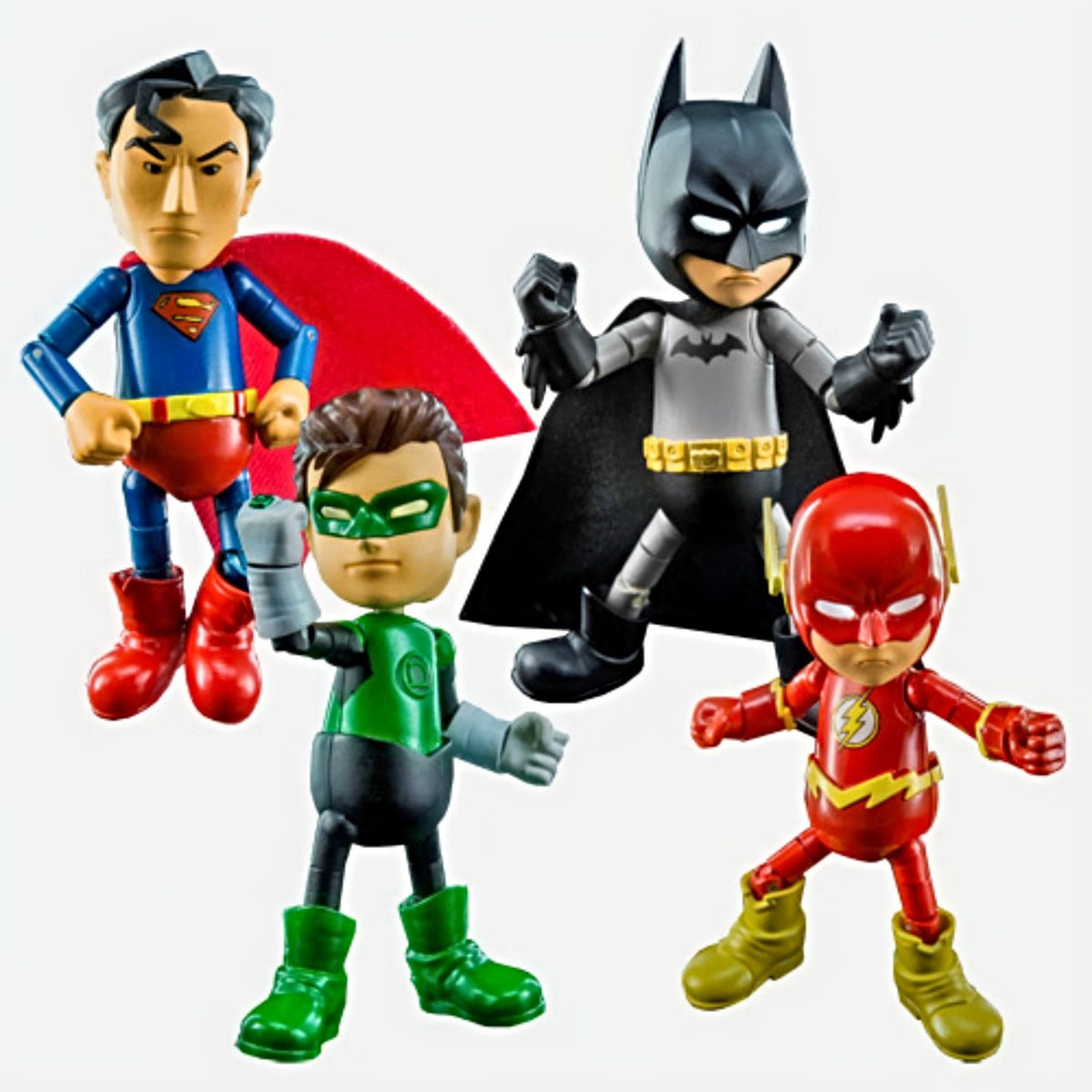 Pack Hybrid Metal Justice League Mini Superman Flash Batman