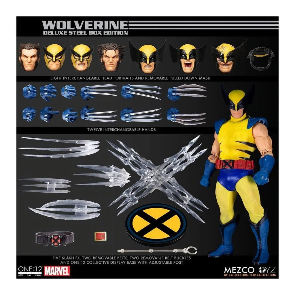 Marvel One12 Collective Wolverine Deluxe Steel Box Mezco