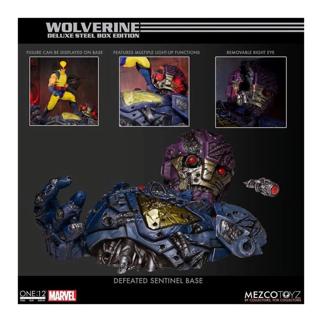 Marvel One12 Collective Wolverine Deluxe Steel Box Mezco