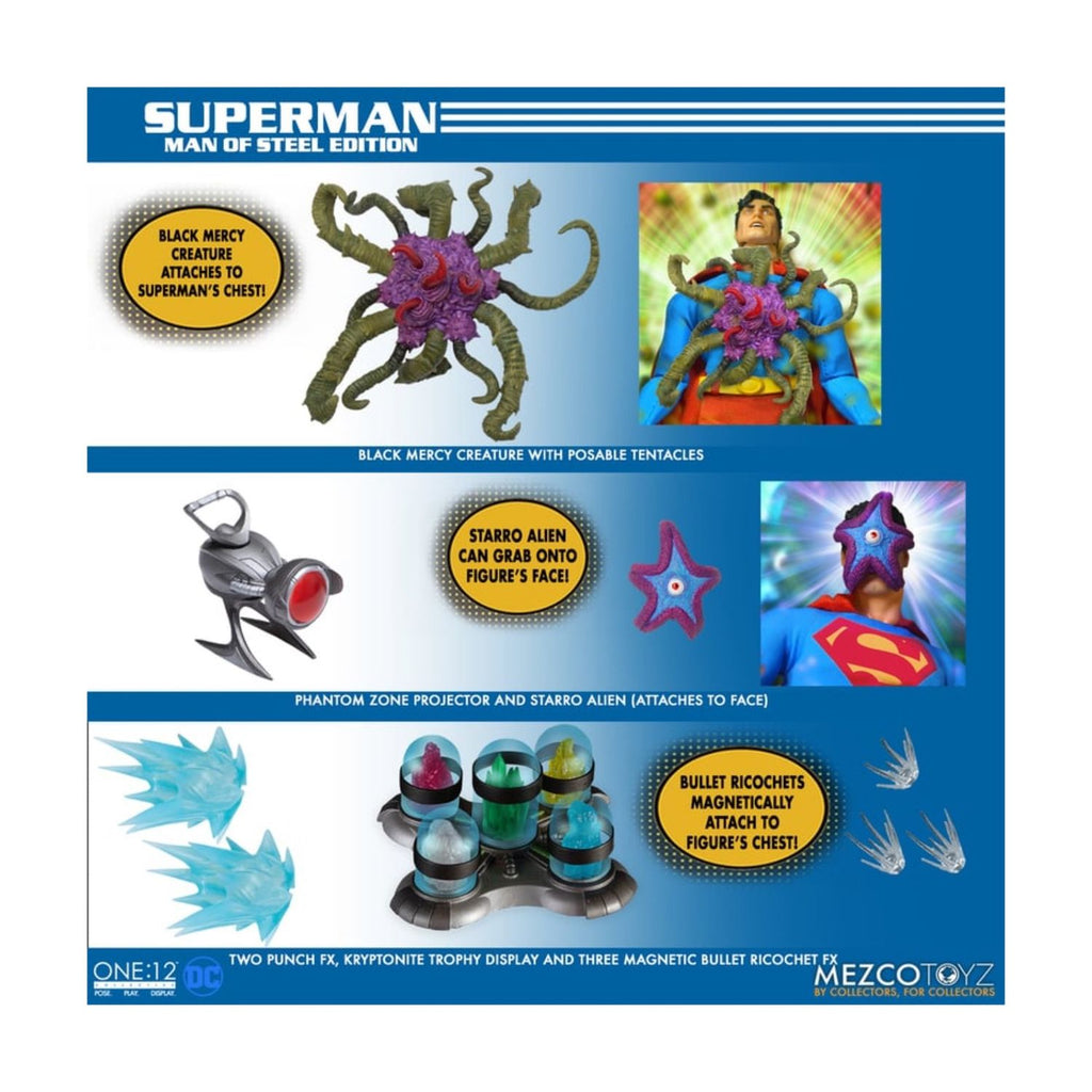 One12 Collective Superman Man of Steel Edition Mezco