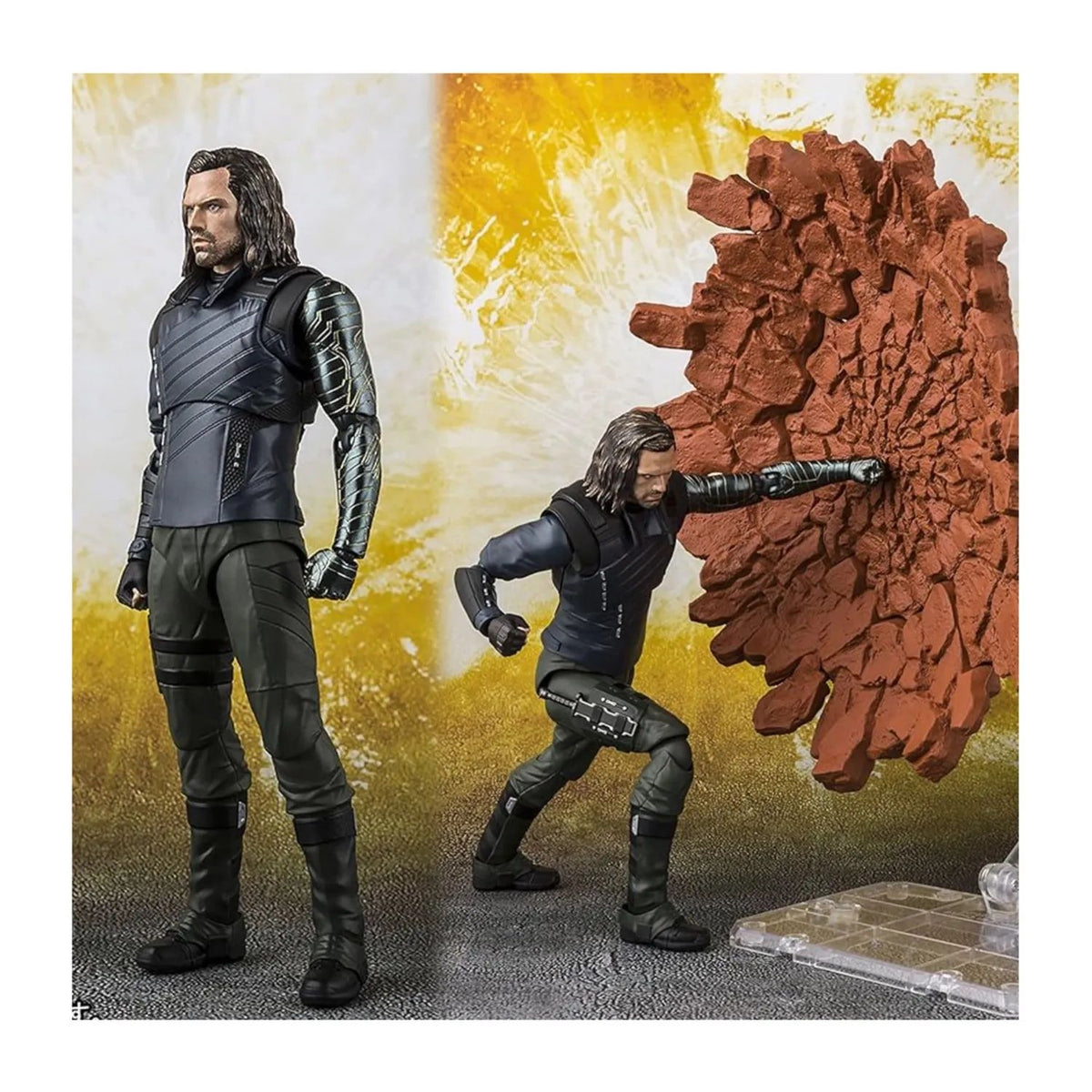 Avengers Infinity War SH Figuarts Bucky con Efecto Tierra