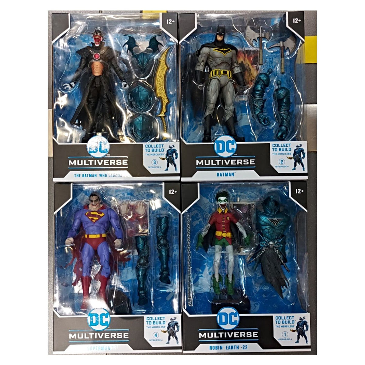 Dark Multiverse DC Multiverse The Merciless Set Mcfarlane Superman Robin Batman