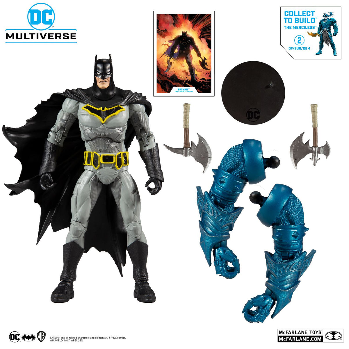 Dark Multiverse DC Multiverse The Merciless Set Mcfarlane Superman Robin Batman