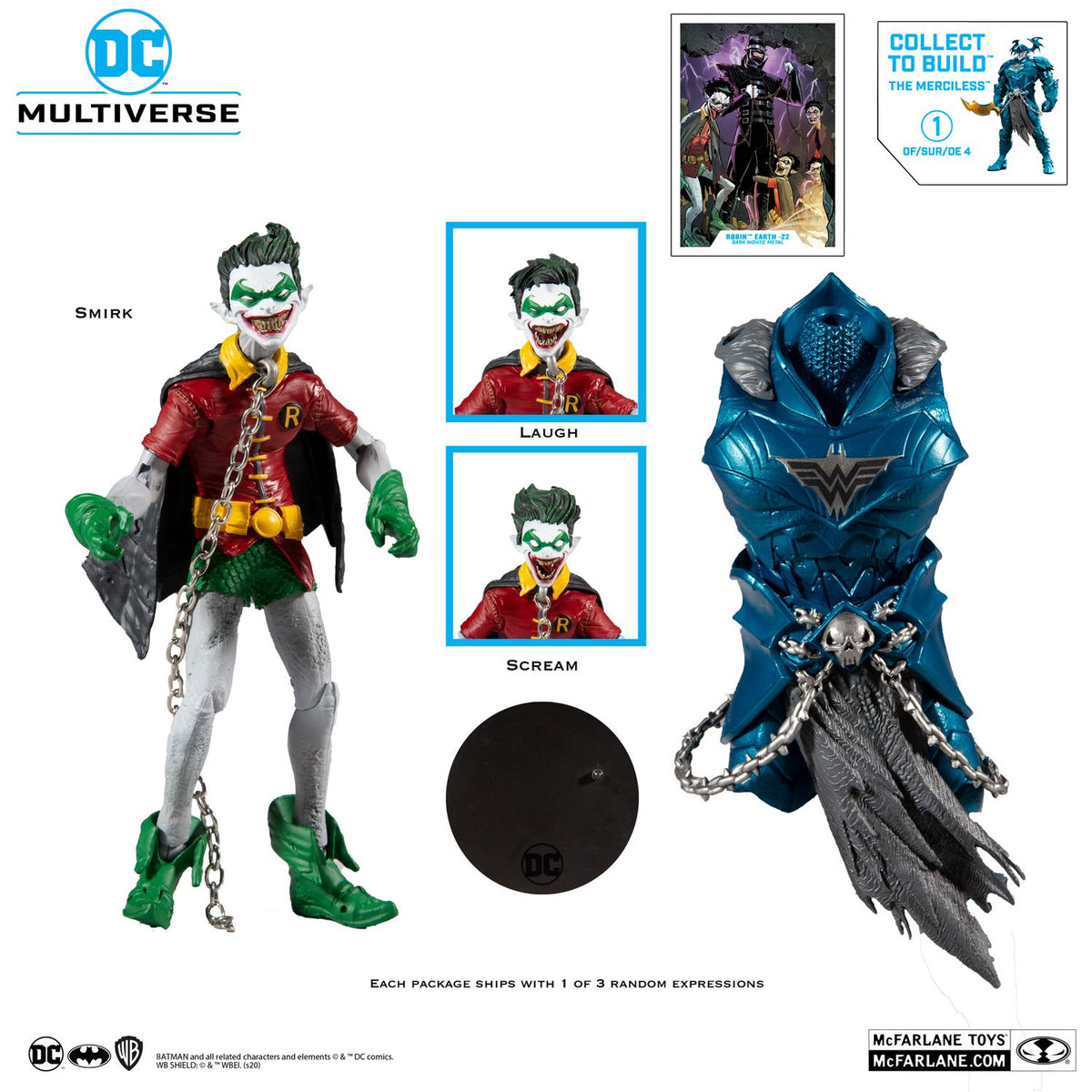 Dark Multiverse DC Multiverse The Merciless Set Mcfarlane Superman Robin Batman
