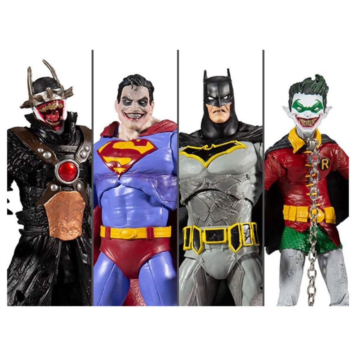 Dark Multiverse DC Multiverse The Merciless Set Mcfarlane Superman Robin Batman