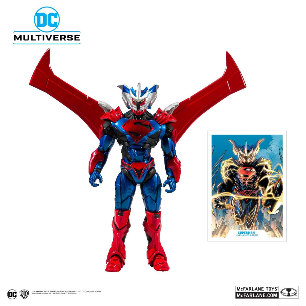 Figura DC Multiverse Superman Unchained Armor Mcfarlane
