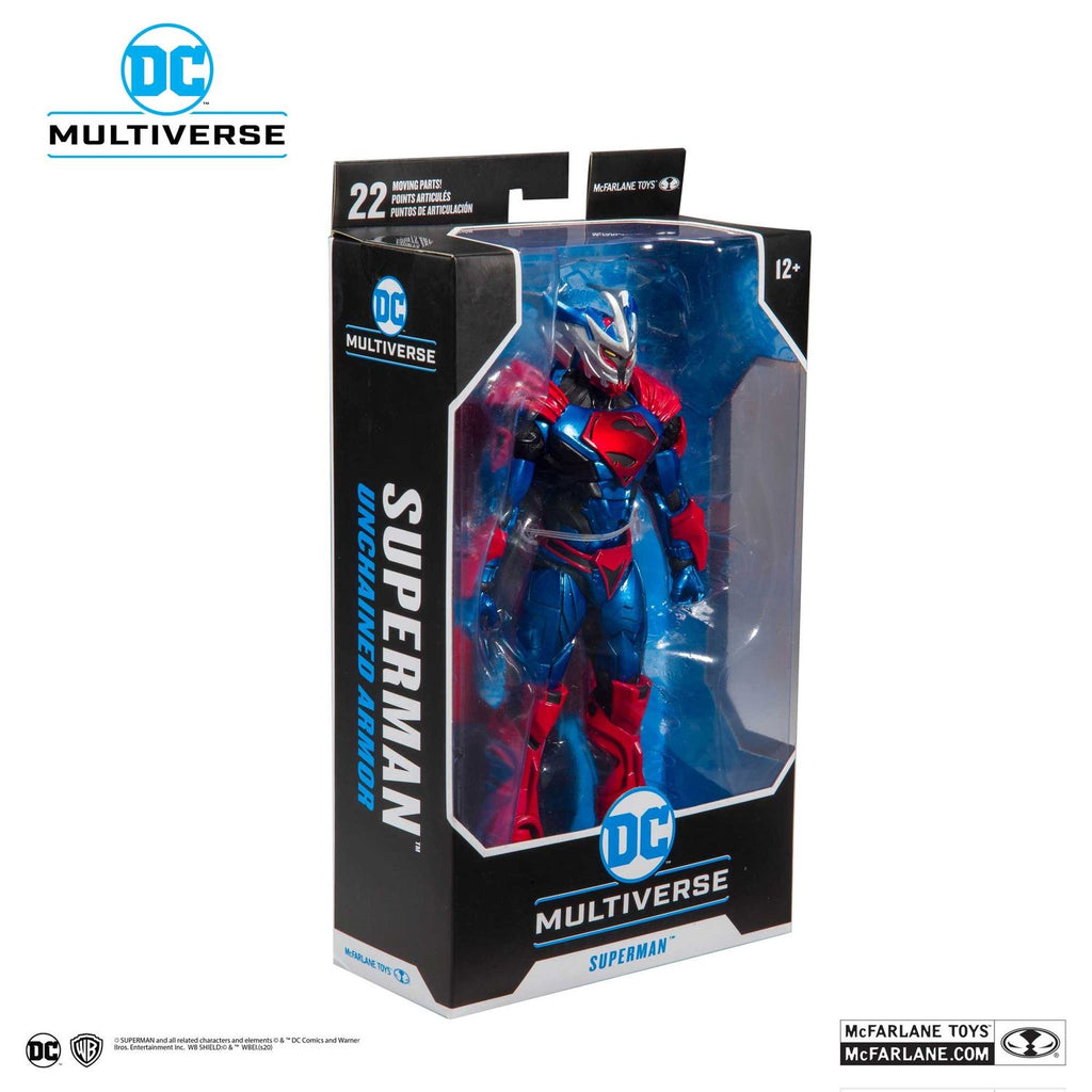 Figura DC Multiverse Superman Unchained Armor Mcfarlane