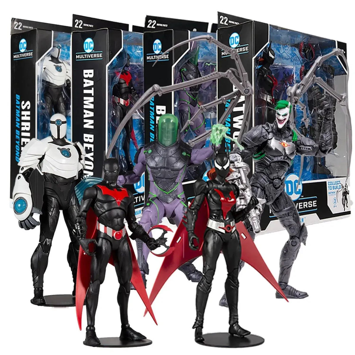 Batman Futures End Build-A-Figure Wave Featuring Joker Bot Batwoman  Beyond
