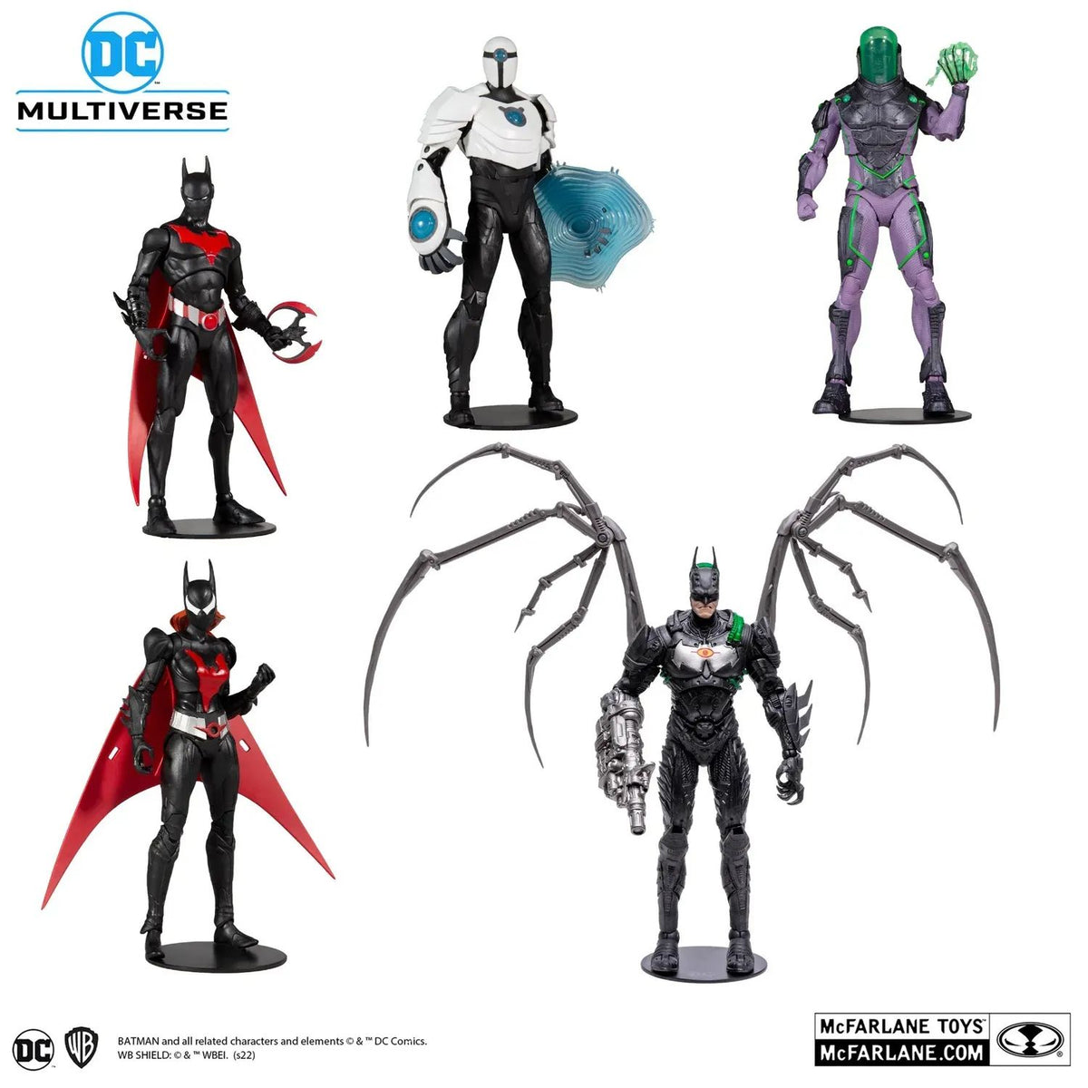 Batman Futures End Build-A-Figure Wave Featuring Joker Bot Batwoman  Beyond