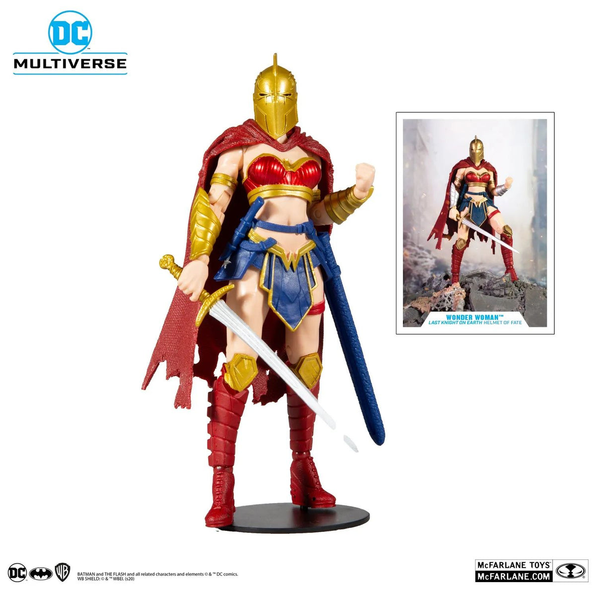 Wonder Woman With Helmet Mcfarlane Batman Mujer Maravilla