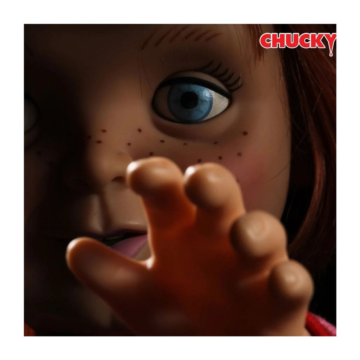 Chucky Good Guy Mezco Childs Play Altura 38cm y Habla Buen Chico