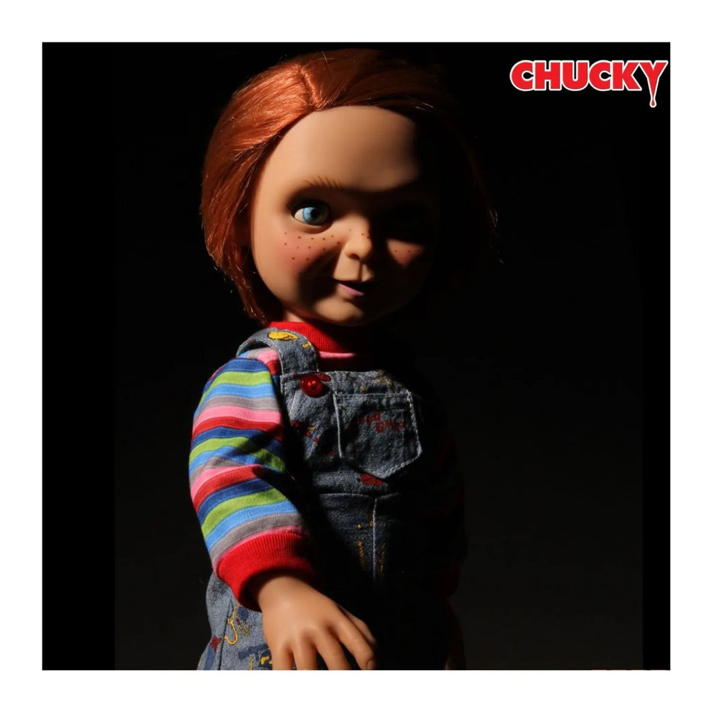 Chucky Good Guy Mezco Childs Play Altura 38cm y Habla Buen Chico