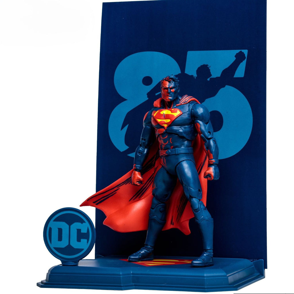 Sdcc 2023 Exclusive Superman Red & Blue Gold Label Mcfarlane