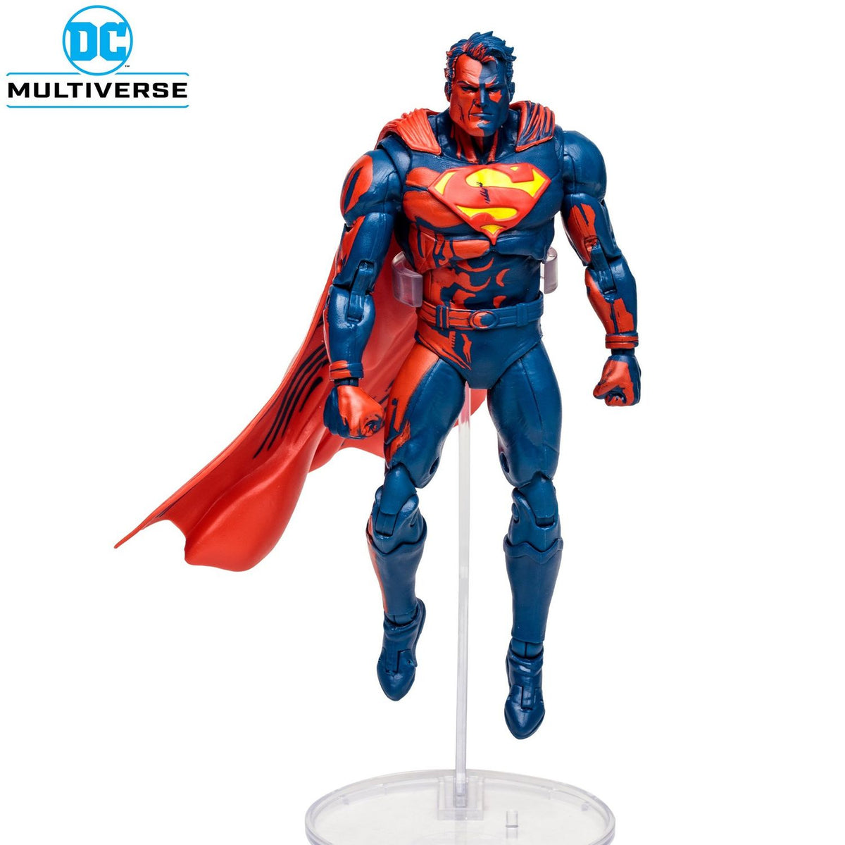 Sdcc 2023 Exclusive Superman Red & Blue Gold Label Mcfarlane