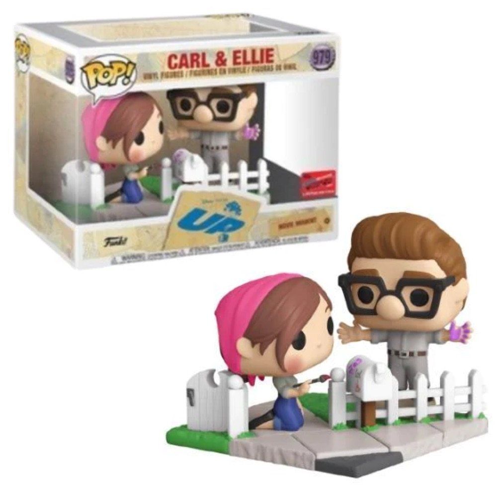 Funko Pop Moment Up Carl & Ellie Nycc 2020 Una Aventura de Altura