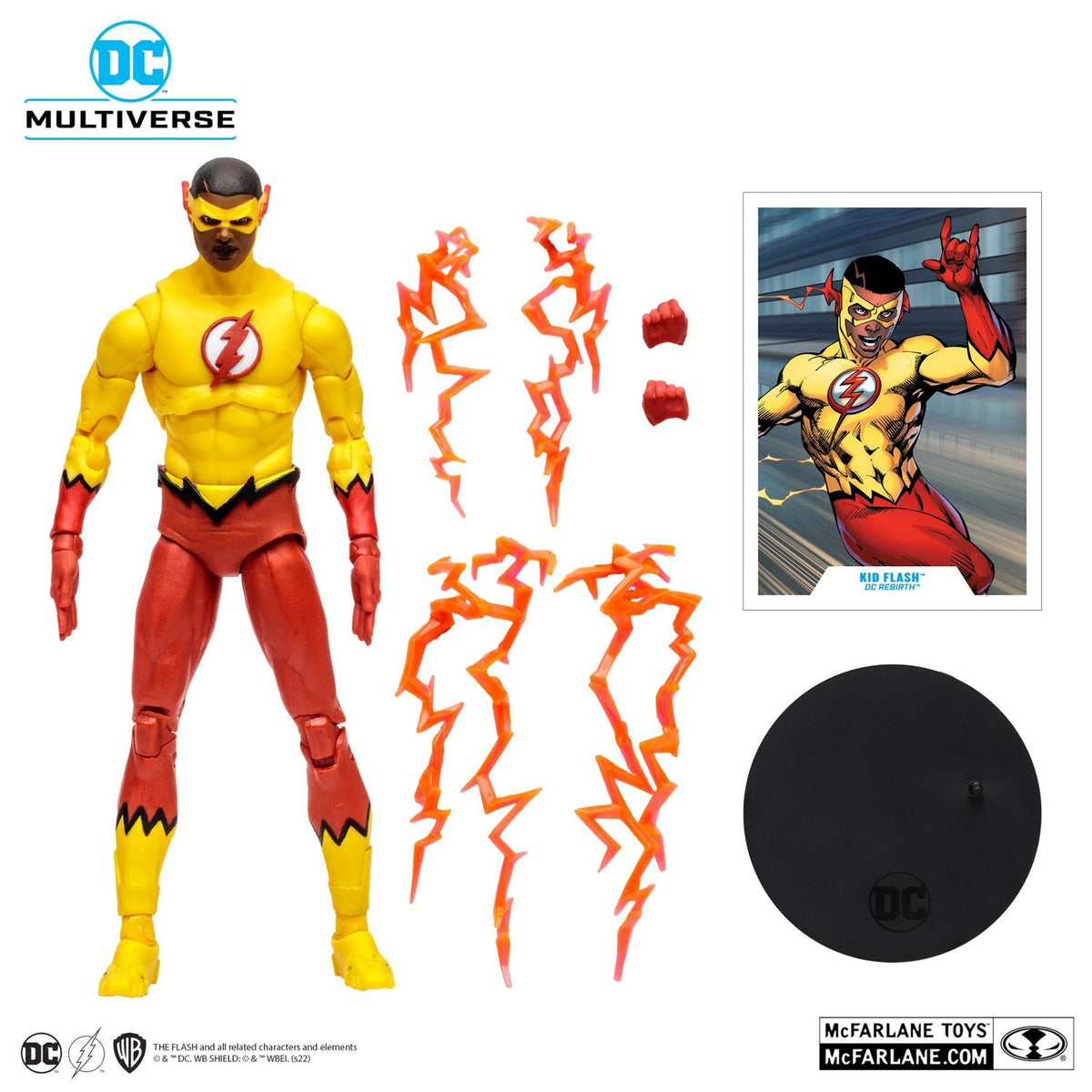 KID FLASH DC REBIRTH MCFARLANE GOLD LABEL