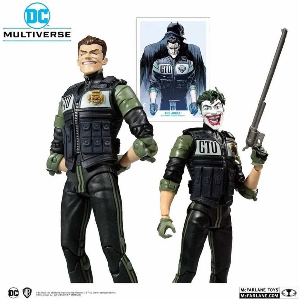 THE JOKER BATMAN WHITE KNIGHT MCFARLANE