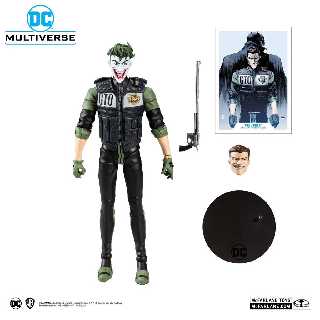 THE JOKER BATMAN WHITE KNIGHT MCFARLANE