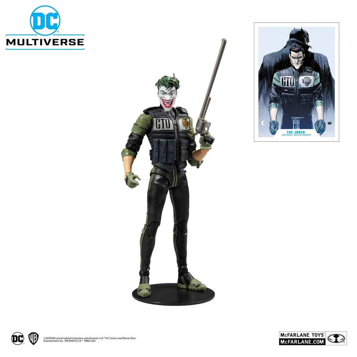 THE JOKER BATMAN WHITE KNIGHT MCFARLANE