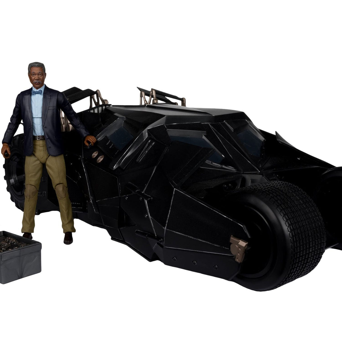 Lucius Fox & Tumbler Batmobile Gold Label Mcfarlane Batman
