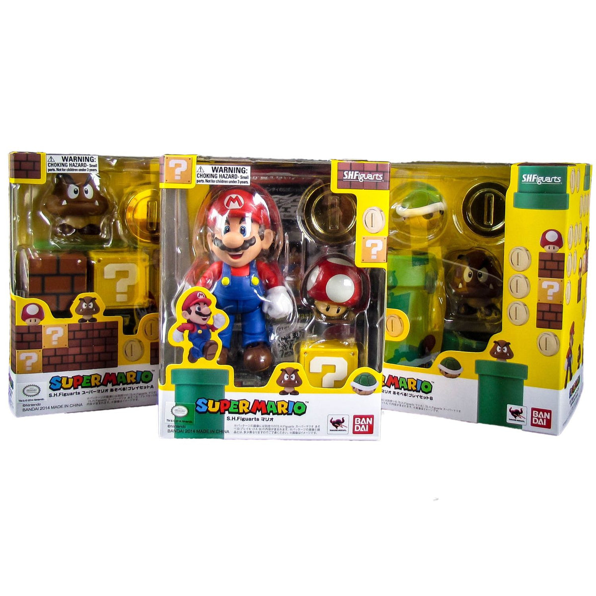 Figura Super Mario Bros Galaxy SH Figuarts + Set A & B by Bandai
