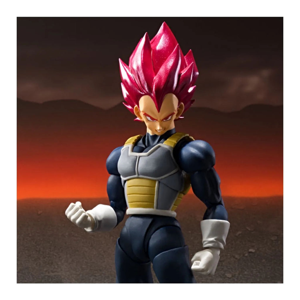 Dragon Ball Super SH Figuarts Vegeta God Blue & Red 15th