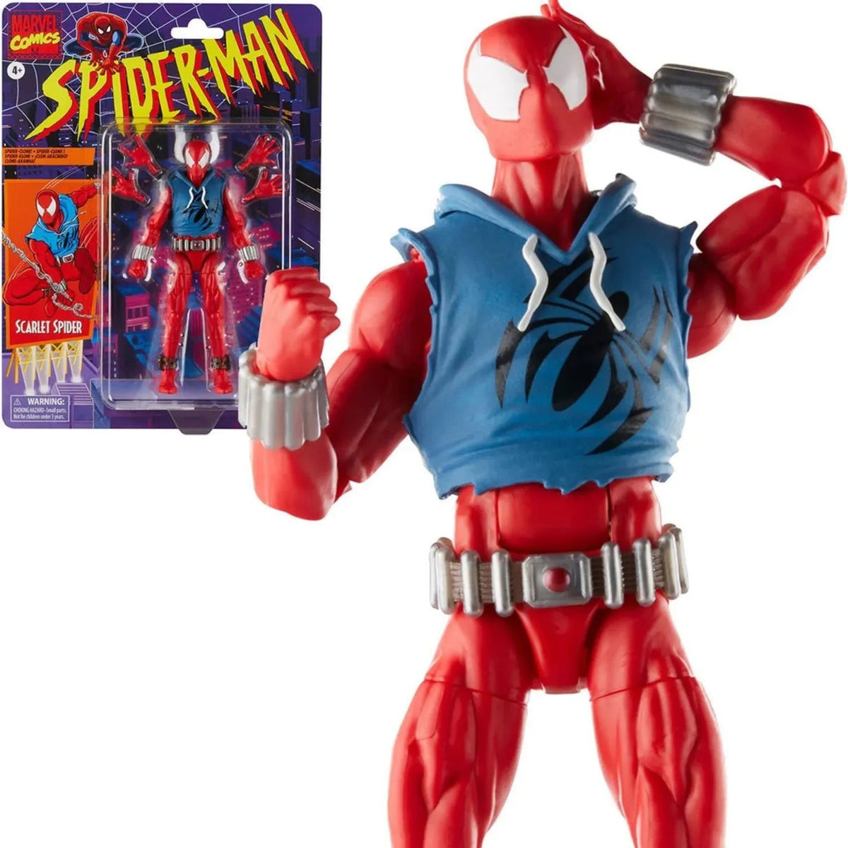 Amazing Spider-Man Marvel Legends Retro Scarlet Spider
