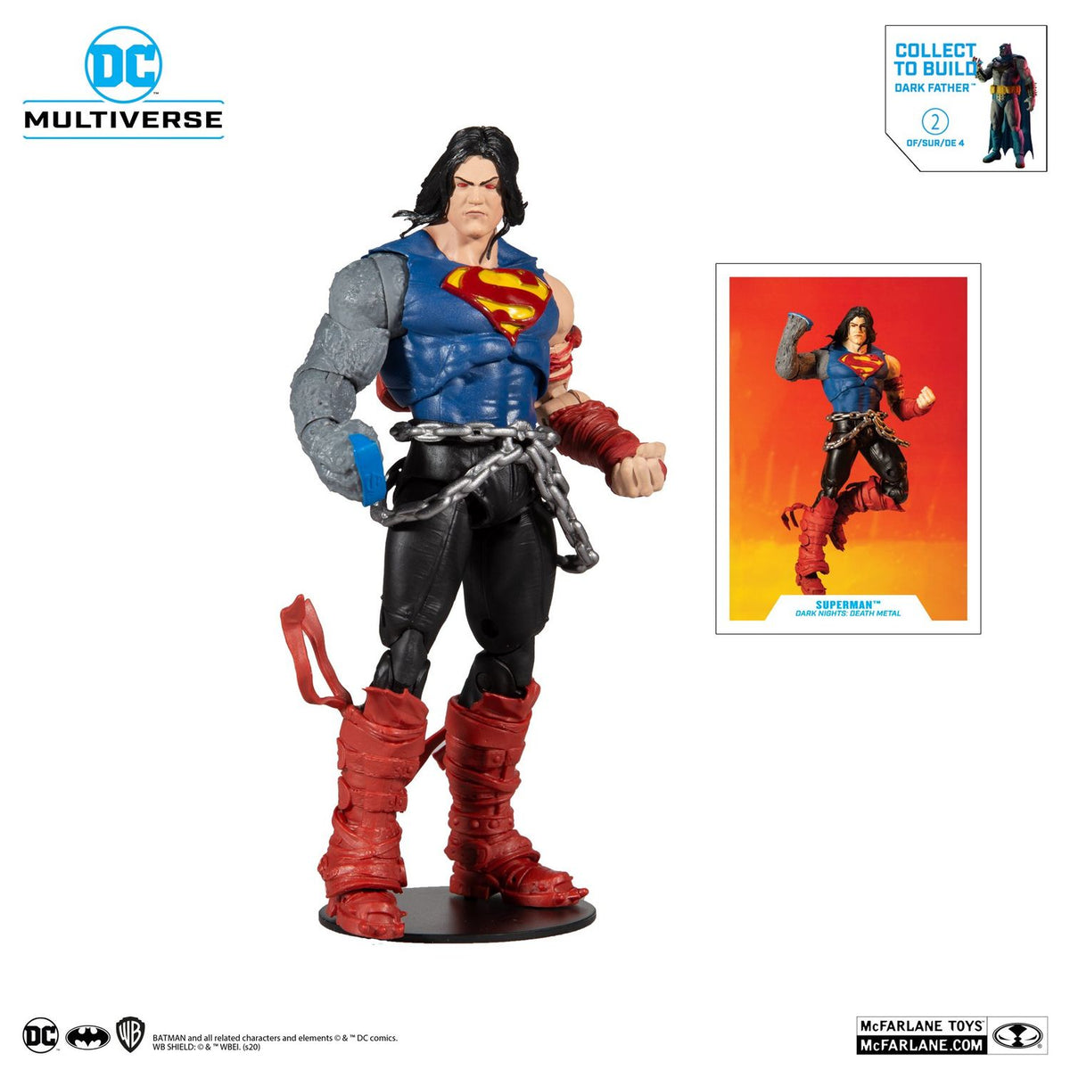 Dark Nights Death Metal DC Multiverse Superman Mcfarlane