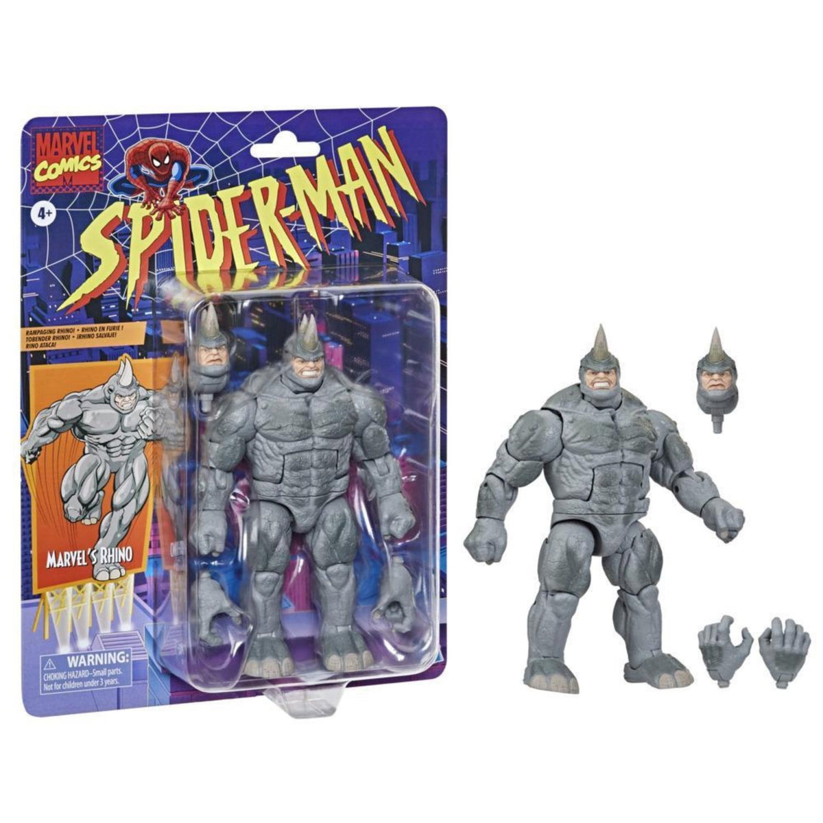 Spider-Man Marvel Legends Retro Collection Rhino