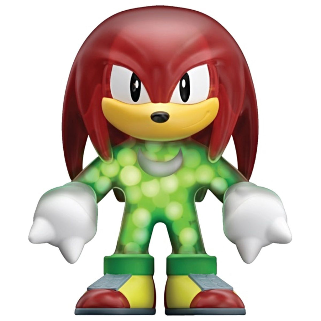 Figura Knuckles Sonic The hedgehog Estirable Elastico Nudillos Brilla en Oscuridad