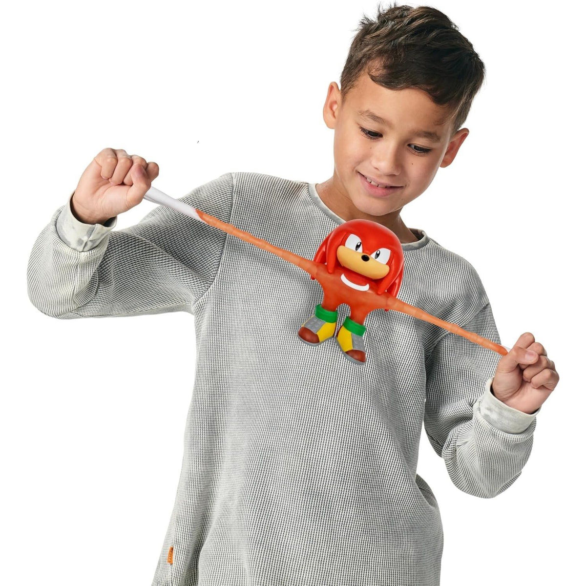 Figura Knuckles Sonic The hedgehog Estirable Elastico Nudillos Brilla en Oscuridad