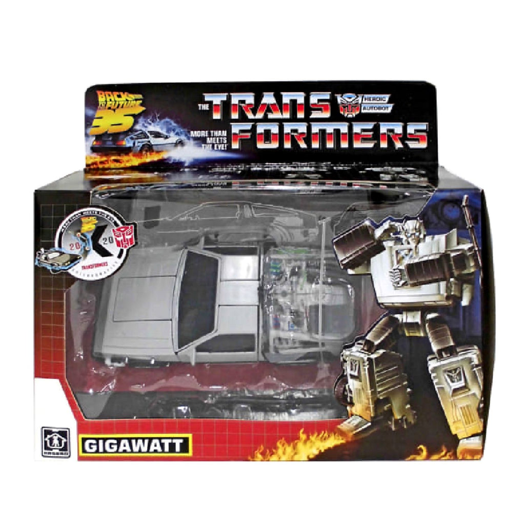 Delorean Back to the Future x Transformers Gigawatt