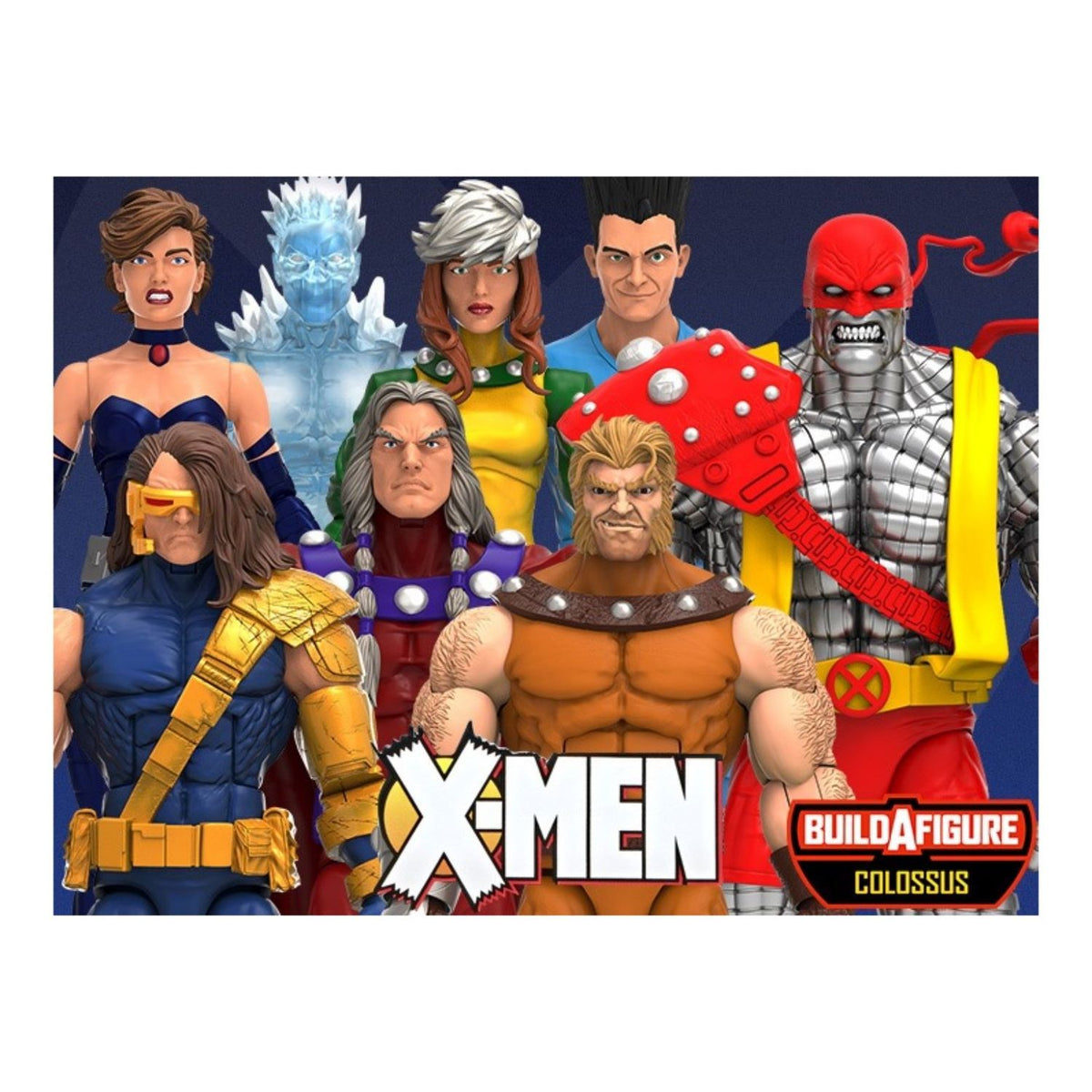 X-Men Marvel Legends Set Cyclops Rogue Legion Colossus BAF