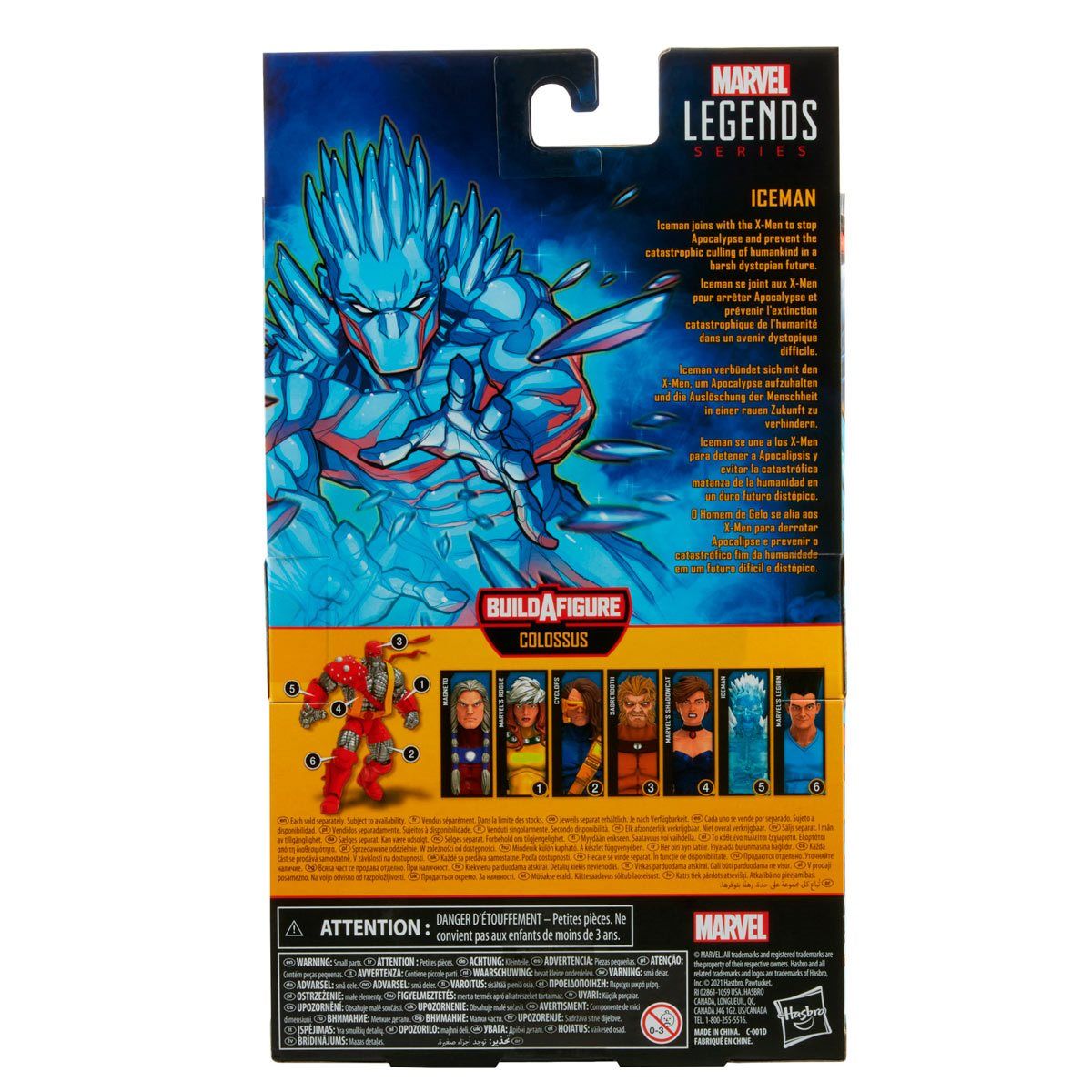 X-Men Marvel Legends Iceman Colossus BAF