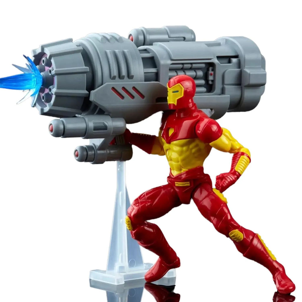 Figura Ironman Marvel Legends Retro Iron Man with Plasma Cannon Avengers