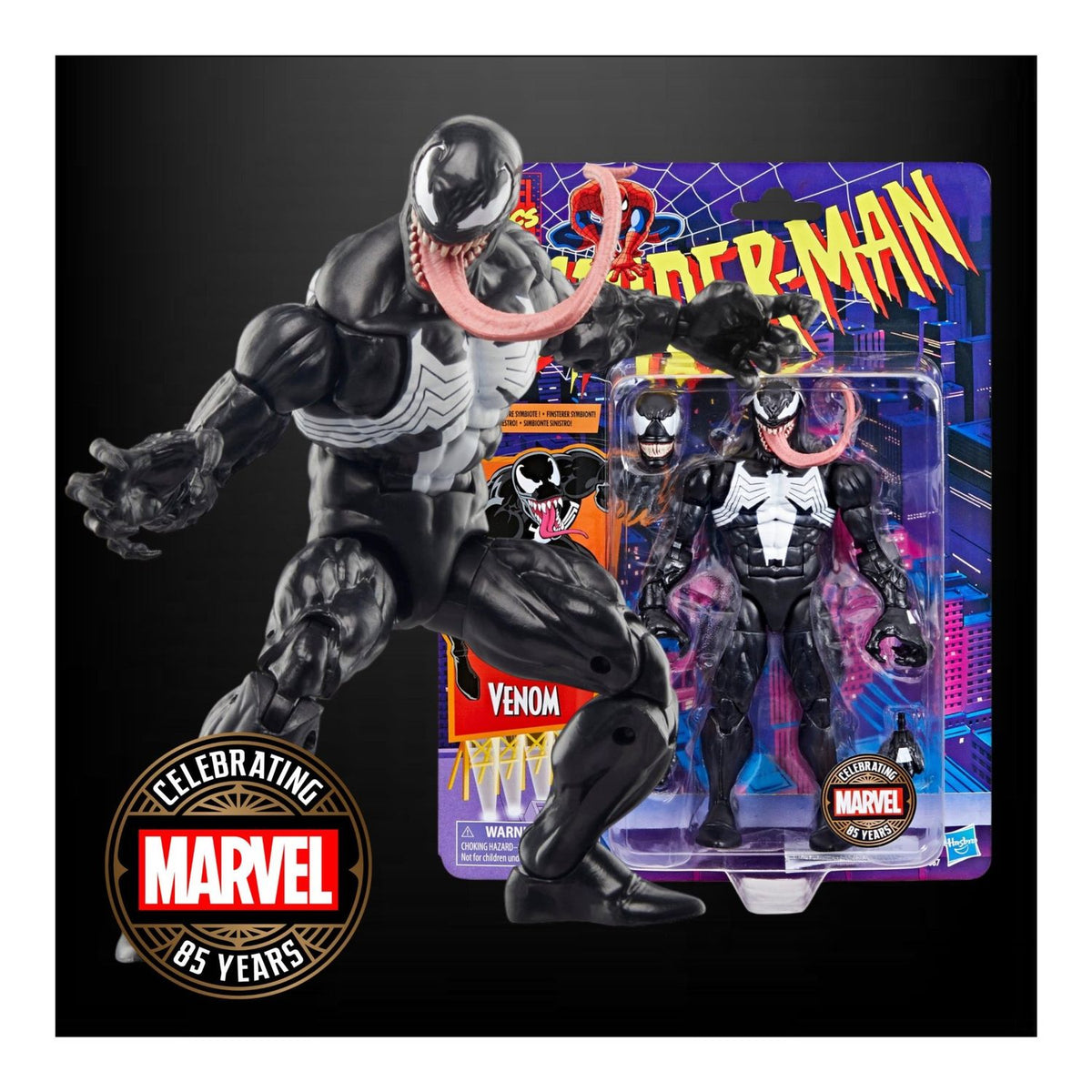 Venom Marvel Legends 2024 Retro 85th Walmart exclusive