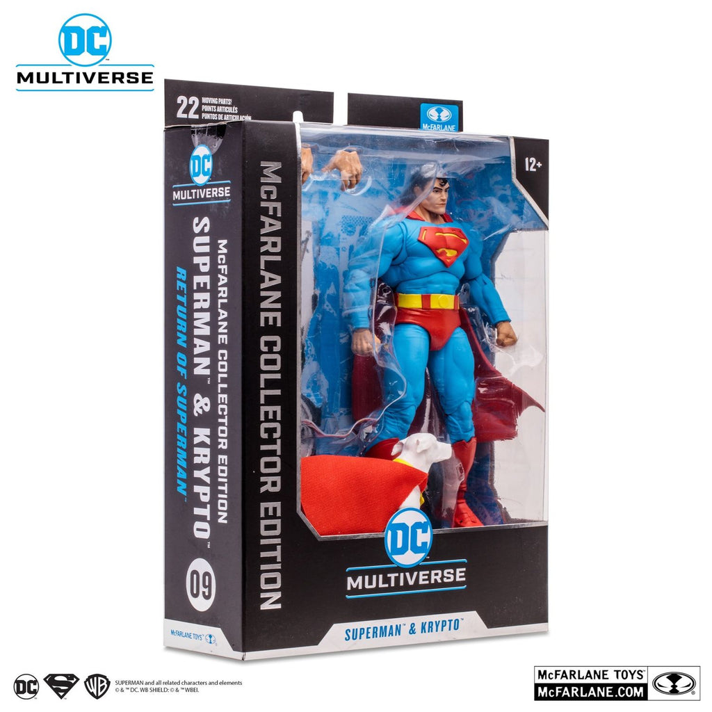 Return of Superman DC Multiverse Collector Superman & Krypto
