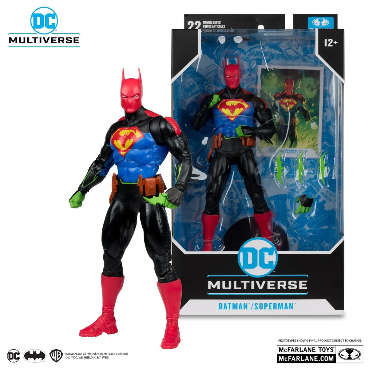 DC Multiverse Batman Superman Fusion Mcfarlane Toys