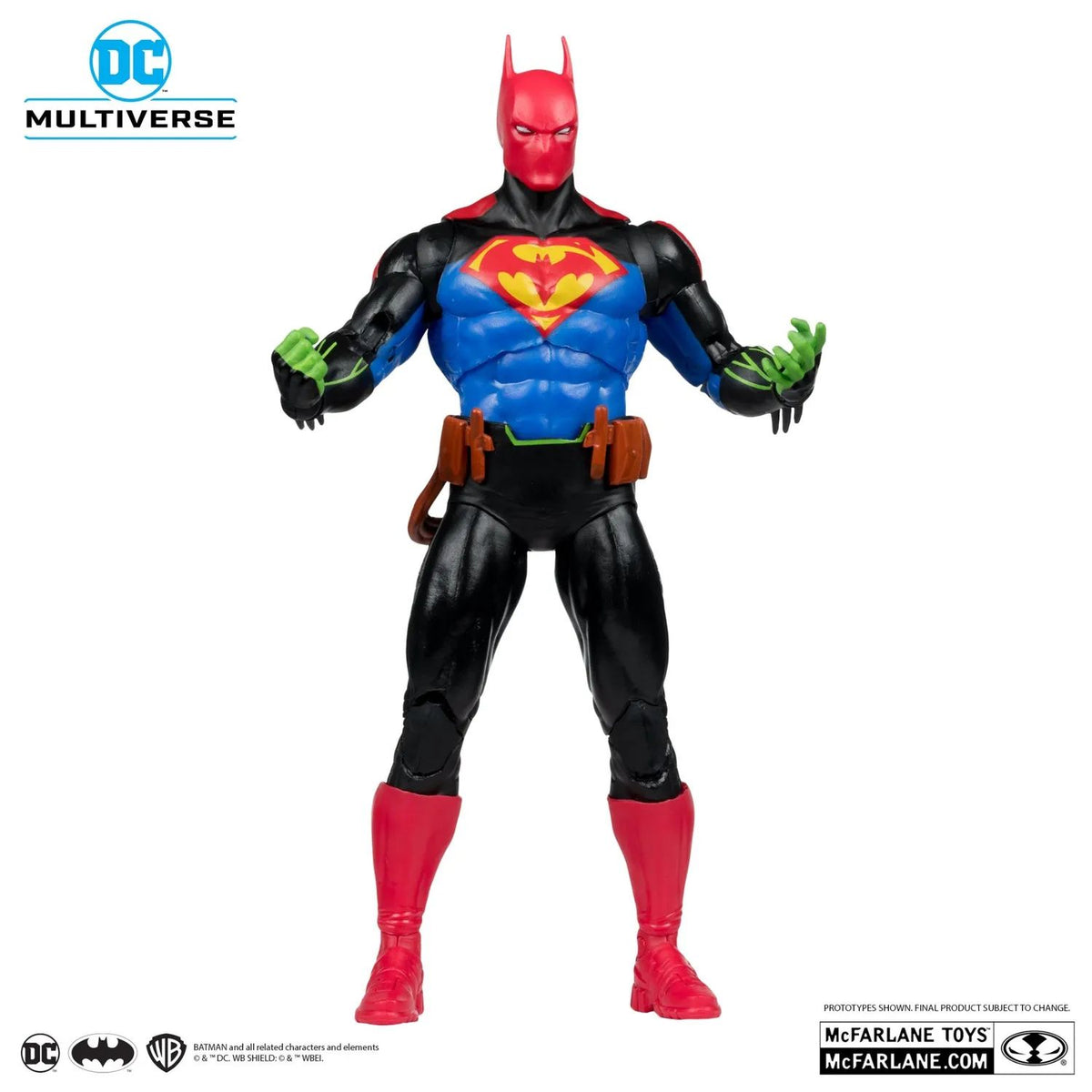 DC Multiverse Batman Superman Fusion Mcfarlane Toys