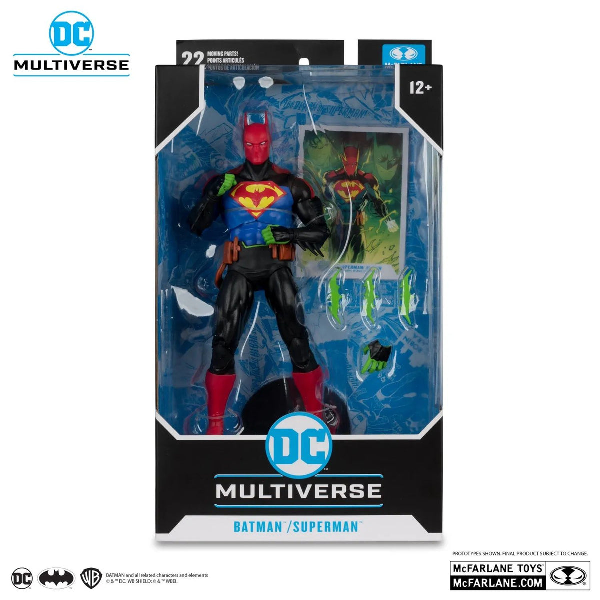 DC Multiverse Batman Superman Fusion Mcfarlane Toys