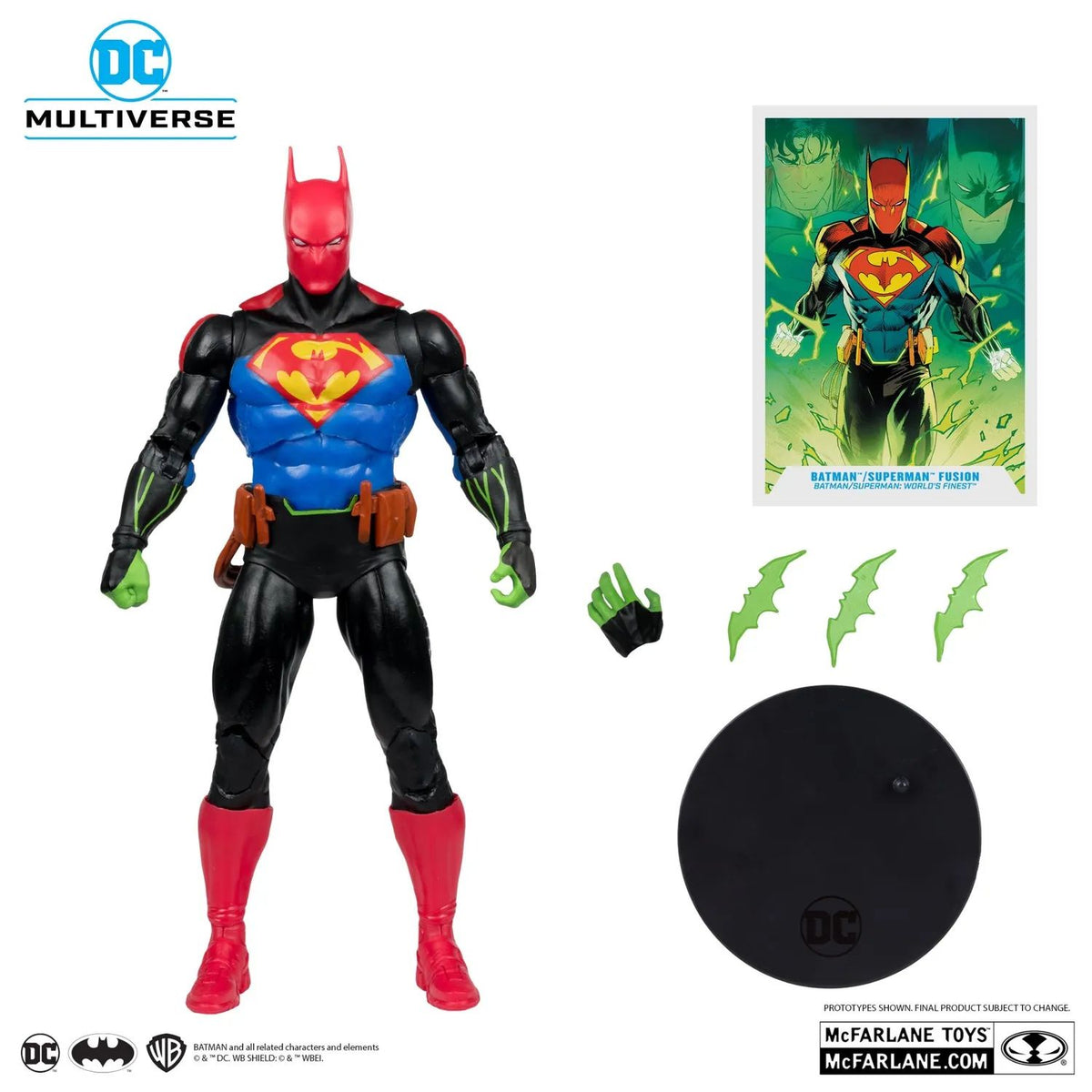 DC Multiverse Batman Superman Fusion Mcfarlane Toys