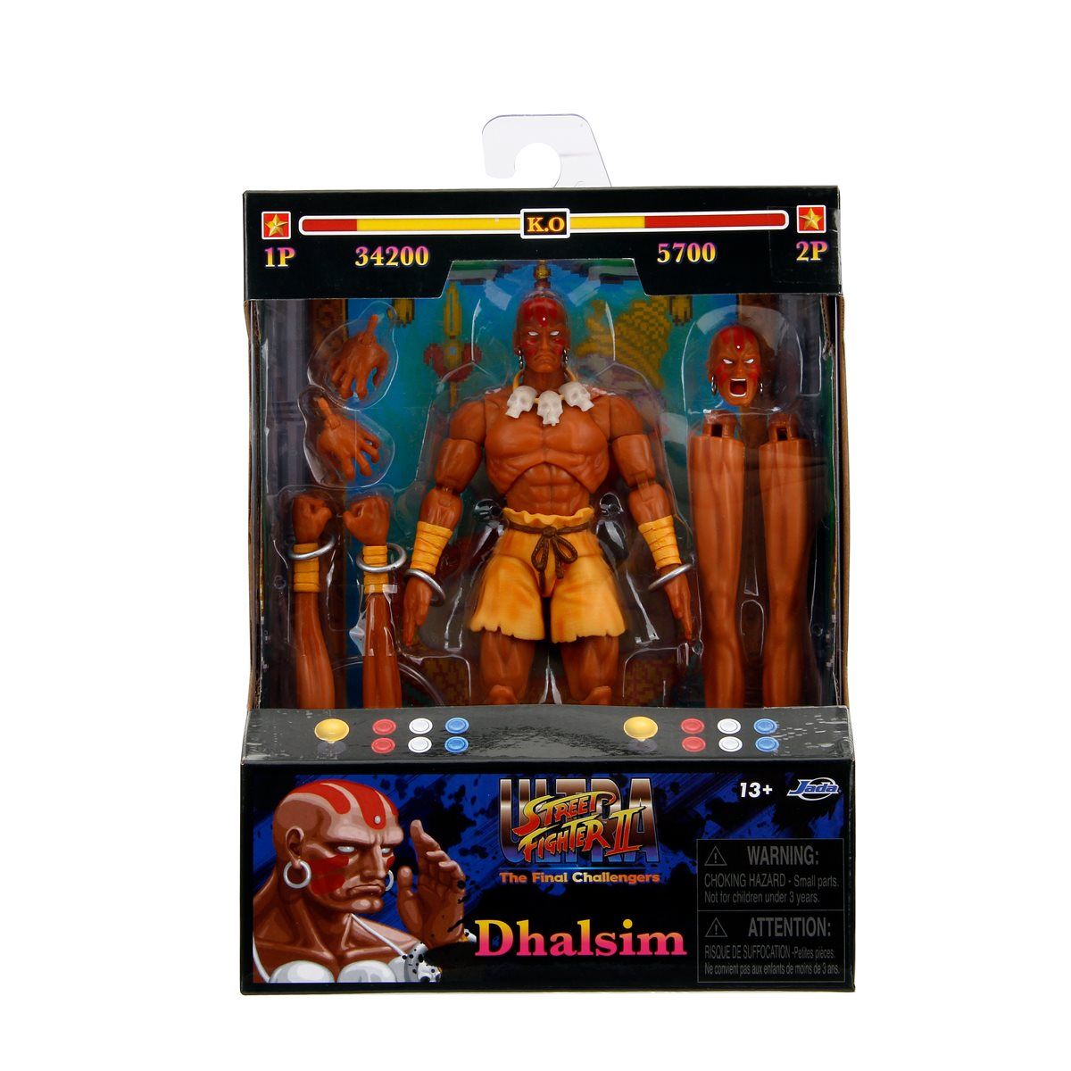 Ultra Street Fighter 2 Final Challengers Dhalsim Jada Toys