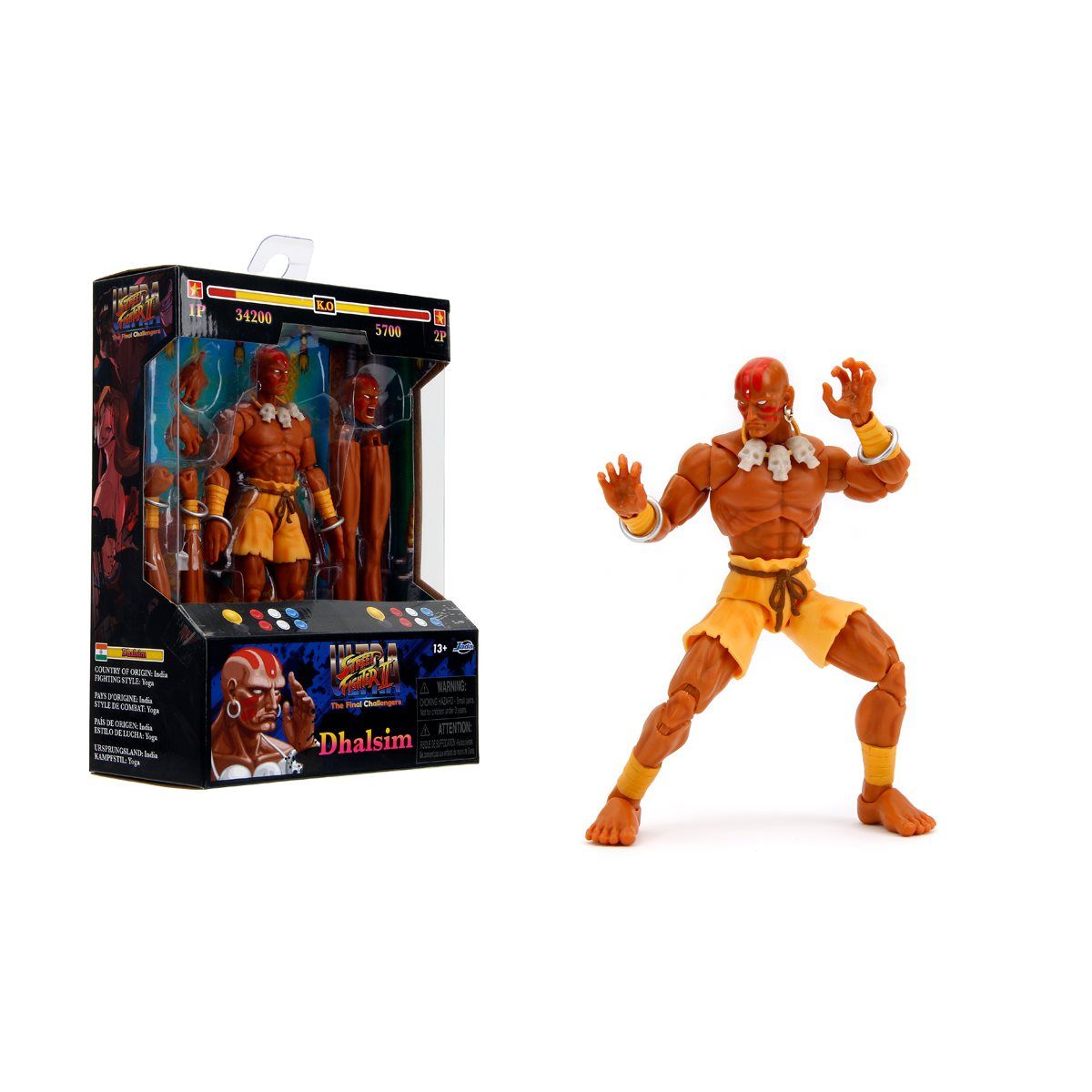 Ultra Street Fighter 2 Final Challengers Dhalsim Jada Toys