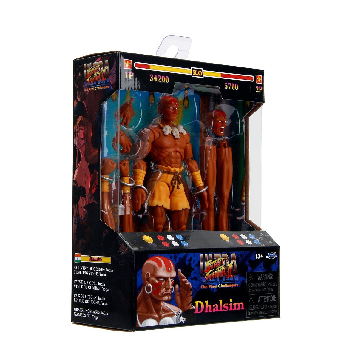 Ultra Street Fighter 2 Final Challengers Dhalsim Jada Toys