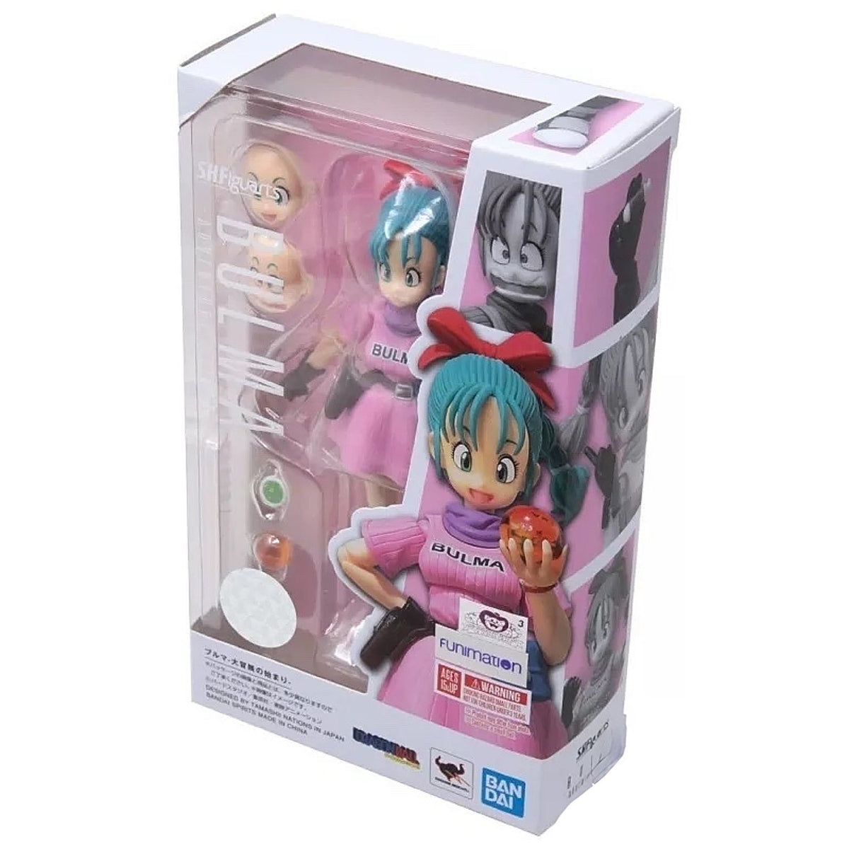Figura de Dragon Ball SH Figuarts Bulma Adventure Begins Bandai