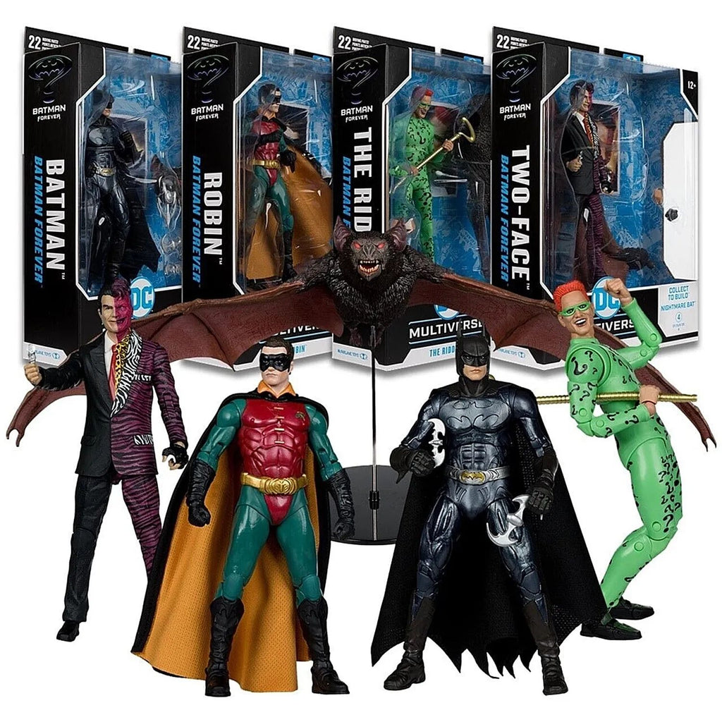 Set 4 Figuras Batman Forever Bundle Nightmare Bat