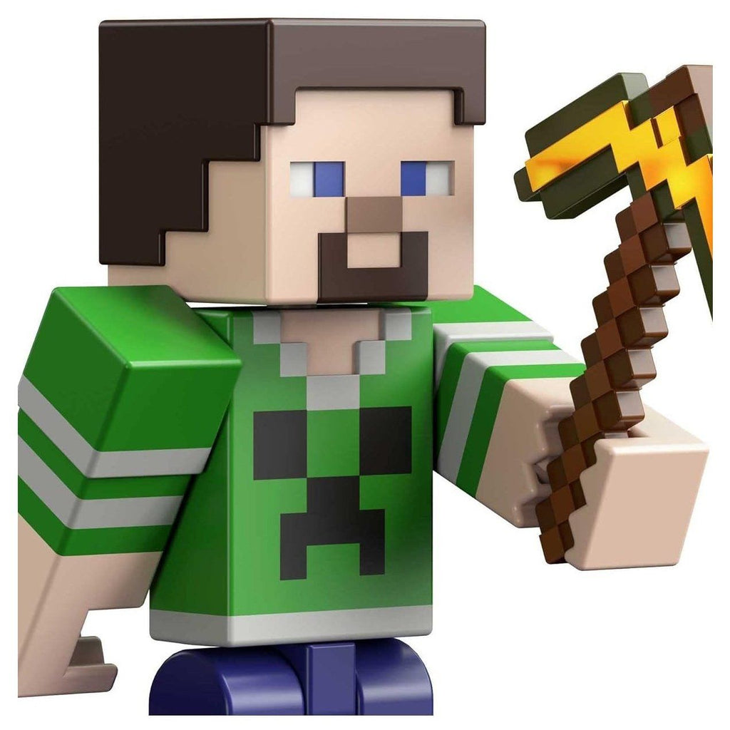 Figura Minecraft Build A Portal Steve Creeper Jersey