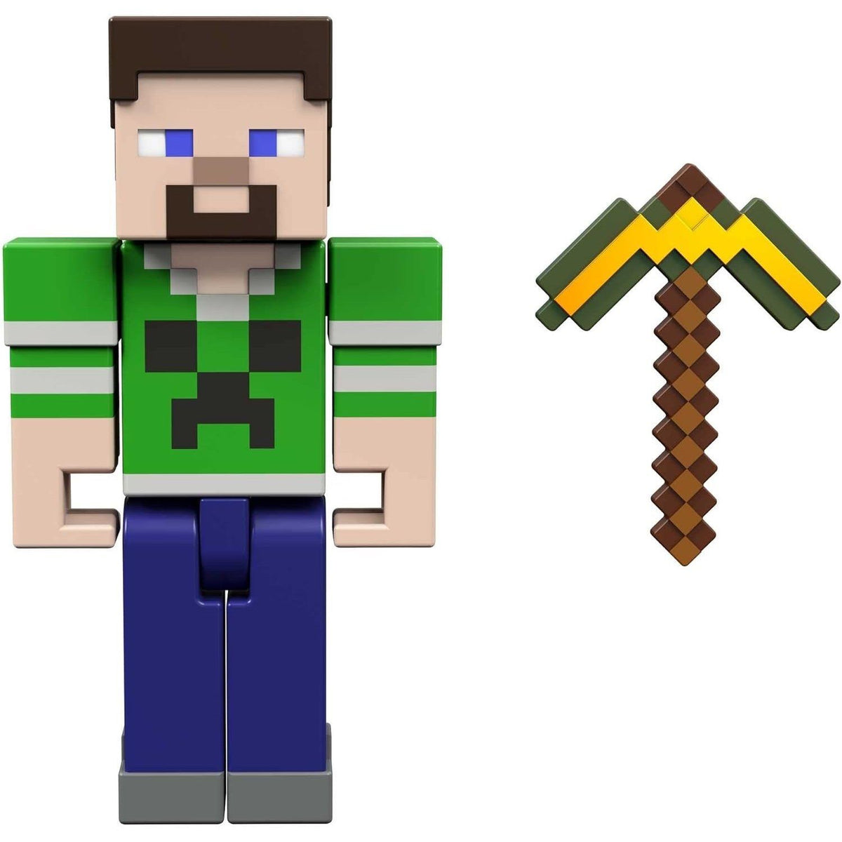 Figura Minecraft Build A Portal Steve Creeper Jersey