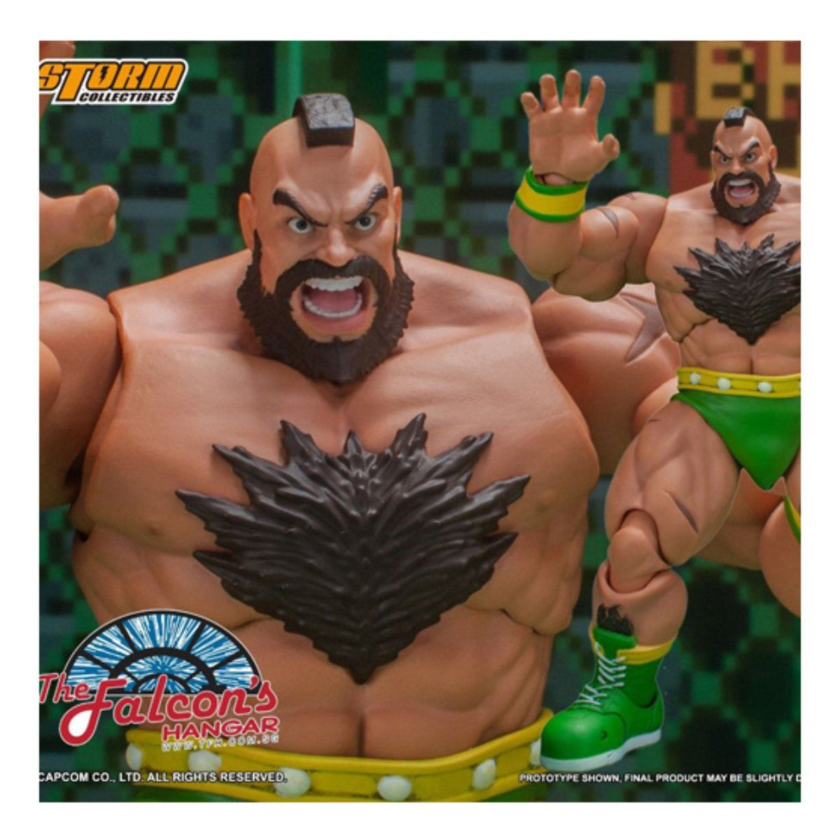 Ultra Street Fighter 2 Zangief Green Storm Collectibles